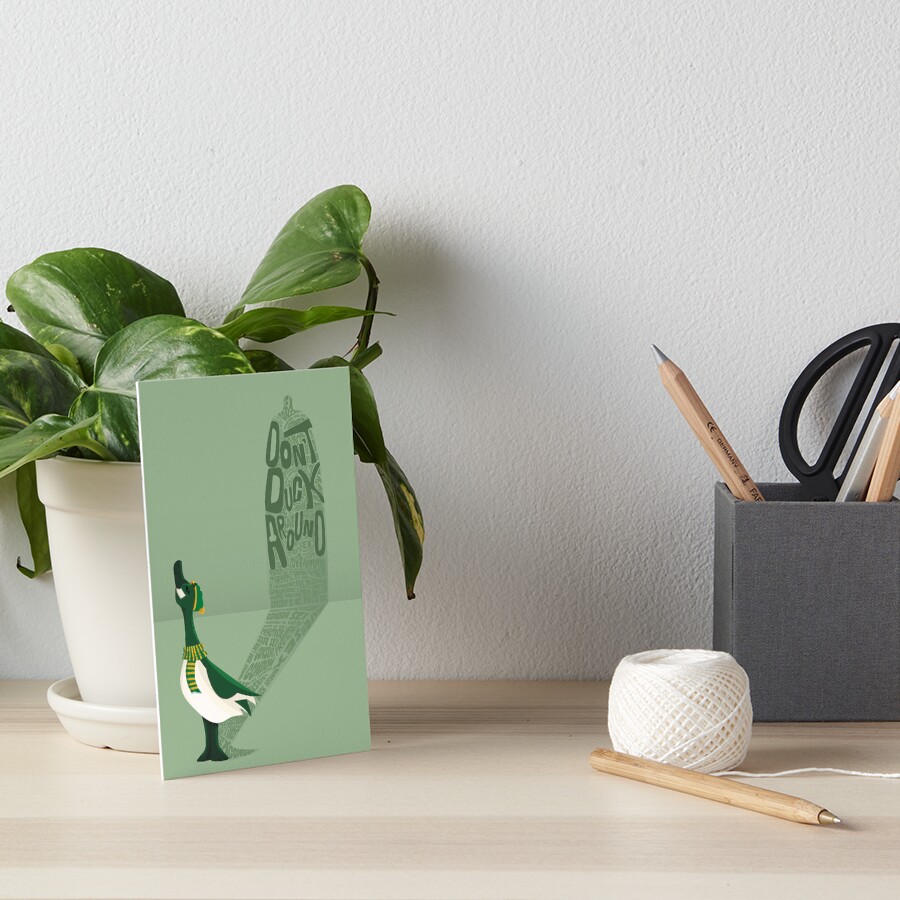 Item preview, Art Board Print designed and sold by D00dleDucky.