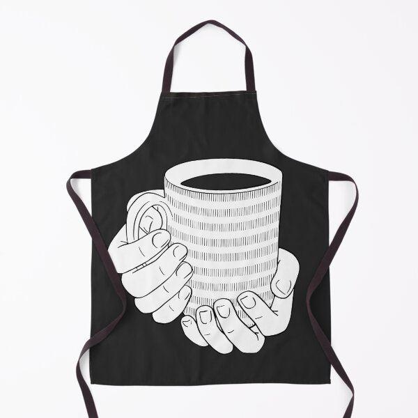 Item preview, Black and white coffee mug illustration designed and sold by -littlesecrets-.