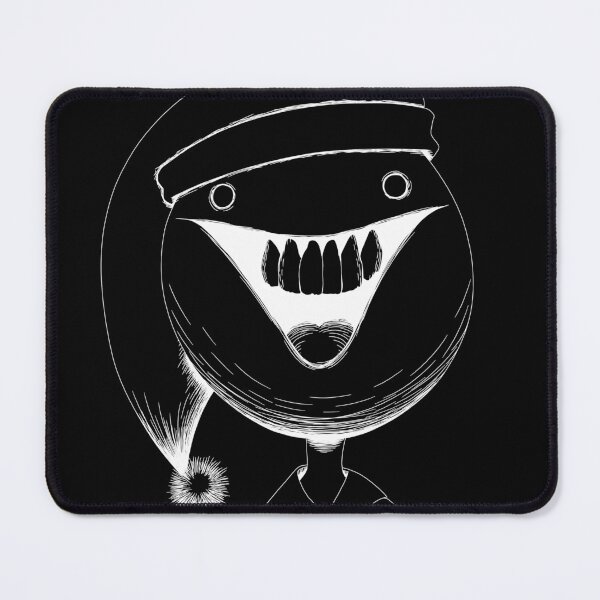 Item preview, Creepy smiling guy wearing nightcap (white) designed and sold by selkaycik.