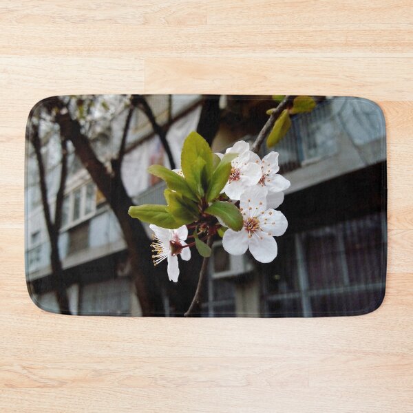 Item preview, Close up of Cherry plum with white blossoms 1 original artwork designed and sold by paragonDesign28.