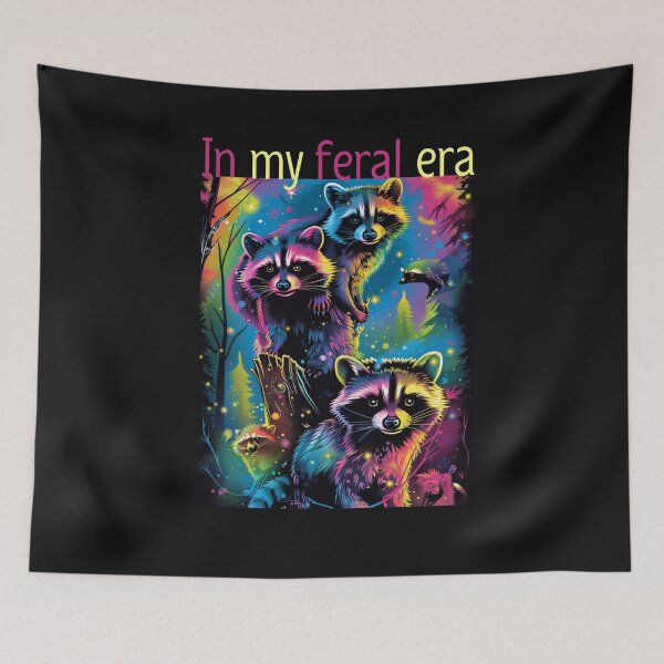 Item preview, In My Feral Era Raccoon designed and sold by Marcin Kulka.