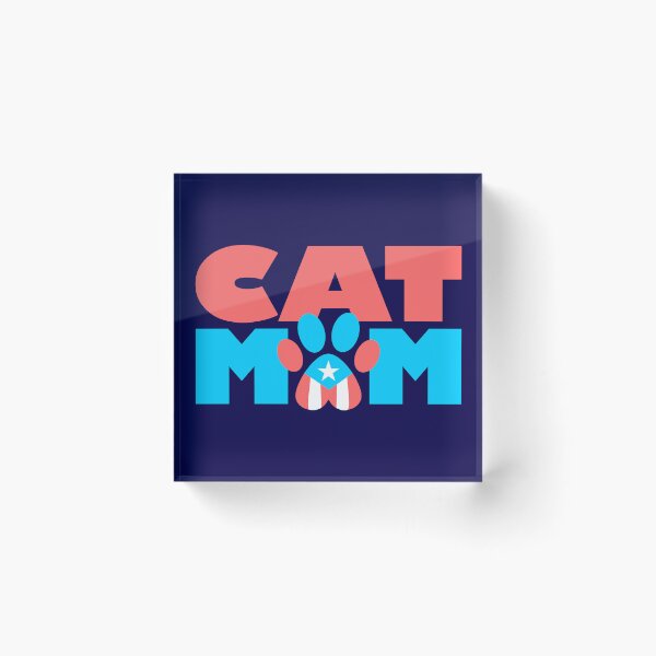 Item preview, Cat Mom Puerto Rico Flag Pet Paw Boricua designed and sold by byDarling.