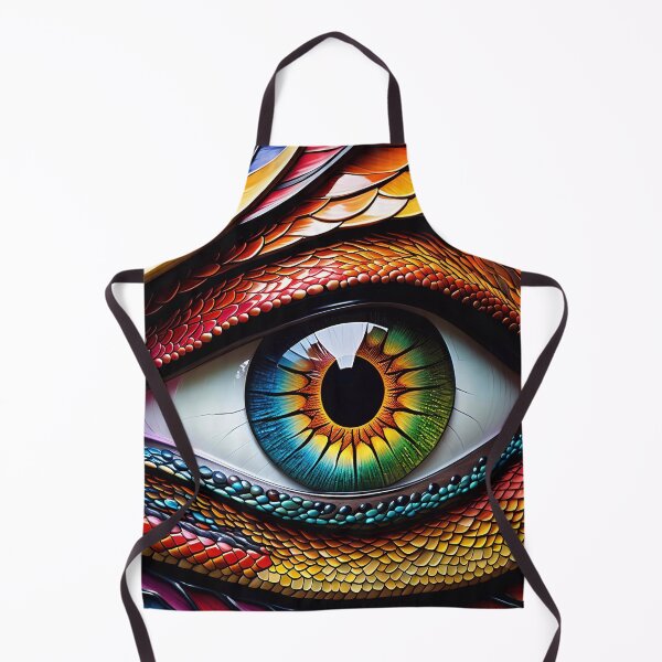 Item preview, Fantasy Eye With Dragon Scales Pattern designed and sold by TheArtOfPat.