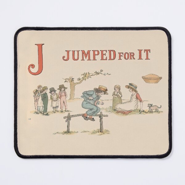 Item preview, A Apple Pie book illustration of J jumped for it designed and sold by stevepaint.
