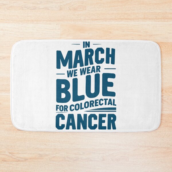 Item preview, In March We Wear Blue: Colorectal Cancer Awareness  designed and sold by QuantaPixel.