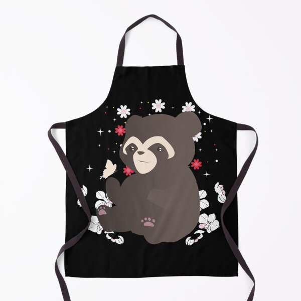 Item preview, Spectacled bear surrounded by flowers designed and sold by OriKone.