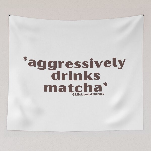 Item preview, Aggressively drinks matcha. v10 | by @lilsboobthangs designed and sold by lilsboobthangs.