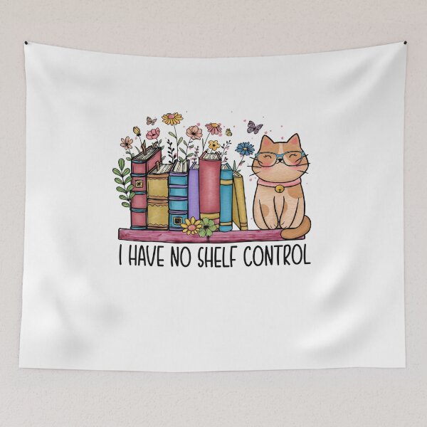 Item preview, Funny Bookworm, Protect Librarians, Book Lover, Cat Lover, Reading Teacher, I Have No Shelf Control designed and sold by behindthefacts.