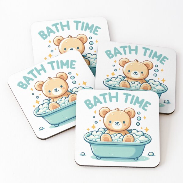 Item preview, Teddy Bear Bath Time designed and sold by 89BLACK.