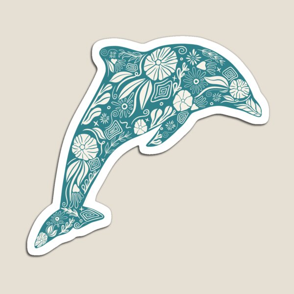 Aperçu de l'œuvre Ami des dauphins floraux créée et vendue par Emily  Howland.