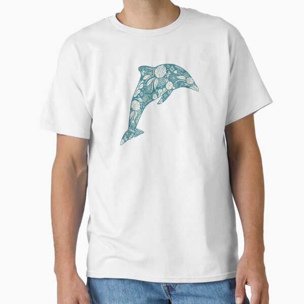 Item preview, Floral Dolphin Friend designed and sold by Emily  Howland.