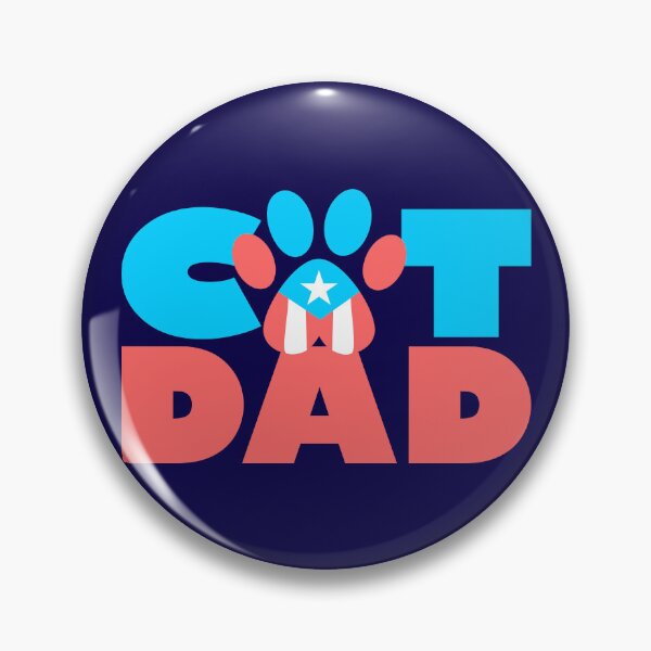 Item preview, Cat Dad Puerto Rico Flag Pet Paw Boricua designed and sold by byDarling.