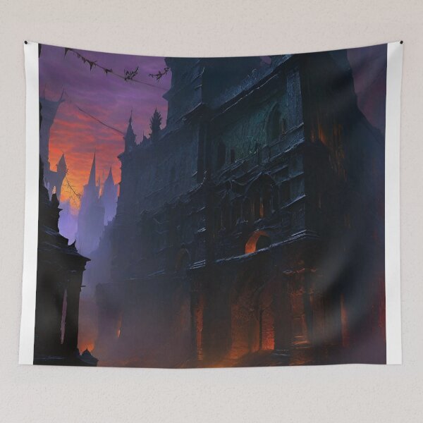 Item preview, Ruins of the Old World - Fantasy Sci Fi Art concept designed and sold by Delerat7.