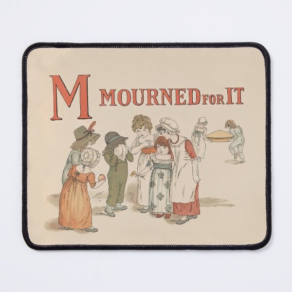 Item preview,  A  Apple Pie book illustration of M mourned for it designed and sold by stevepaint.