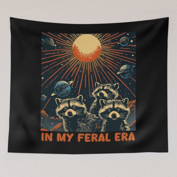 Item preview, In My Feral Era Raccoon designed and sold by Marcin Kulka.
