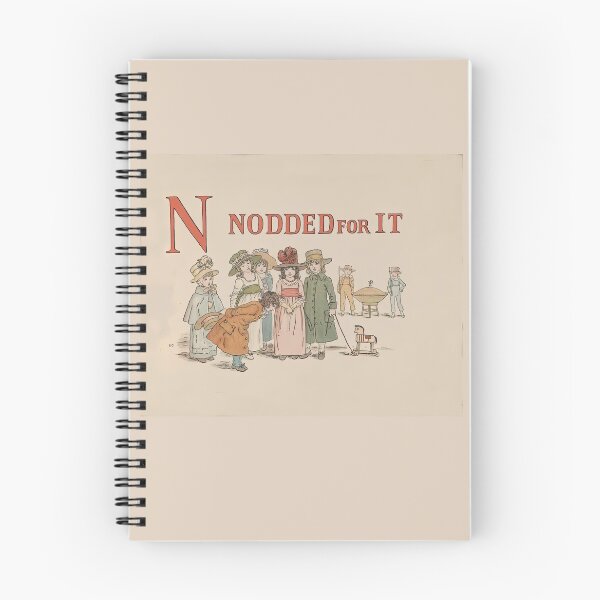 Item preview,  A  Apple Pie book illustration of N nodded for it designed and sold by stevepaint.