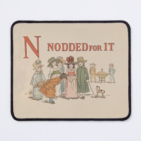Item preview,  A  Apple Pie book illustration of N nodded for it designed and sold by stevepaint.