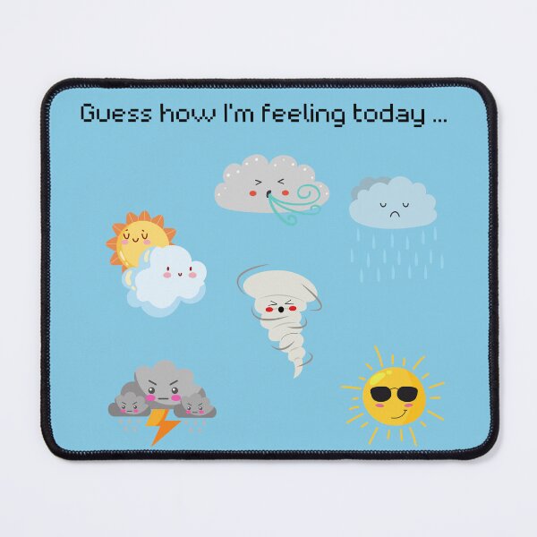 Item preview, Kawaii weather, How I'm feeling designed and sold by Kreative Kove Designs.