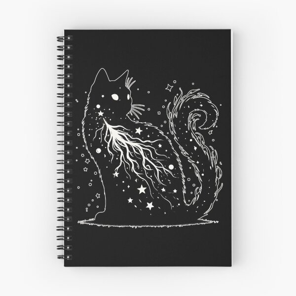 Item preview, Galaxy Cosmic Black Cat in Stars designed and sold by TomFrontierArt.