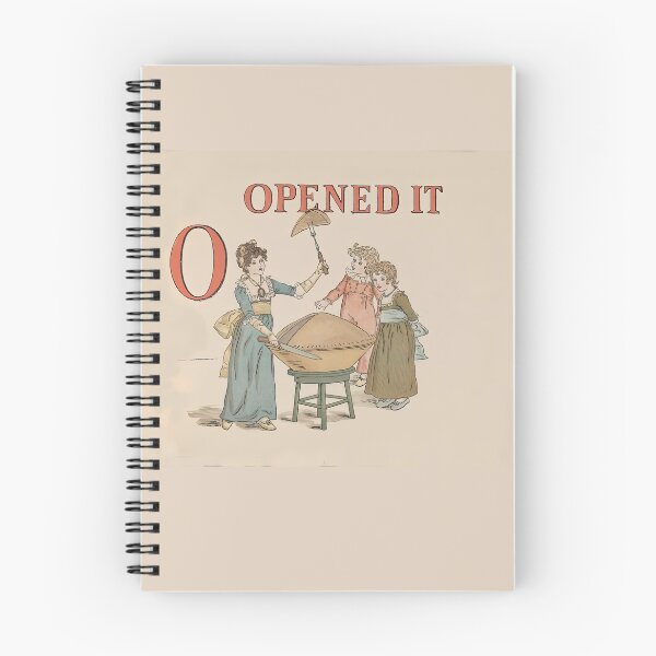 Item preview,  A  Apple Pie book illustration of O opened it designed and sold by stevepaint.