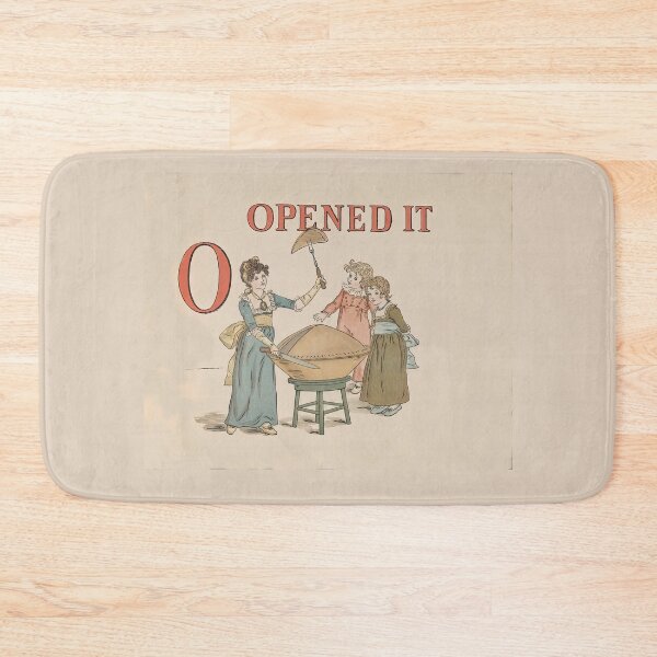 Item preview,  A  Apple Pie book illustration of O opened it designed and sold by stevepaint.