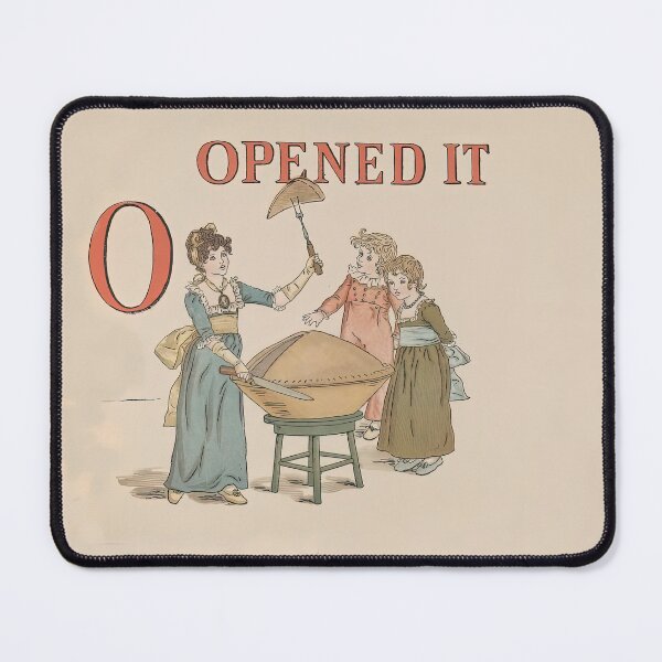 Item preview,  A  Apple Pie book illustration of O opened it designed and sold by stevepaint.