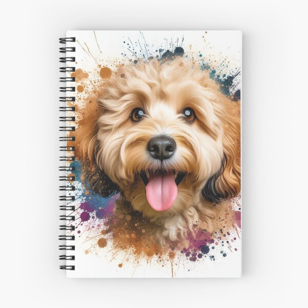 Item preview, Cockapoo splash art tres designed and sold by The Digital Compass.