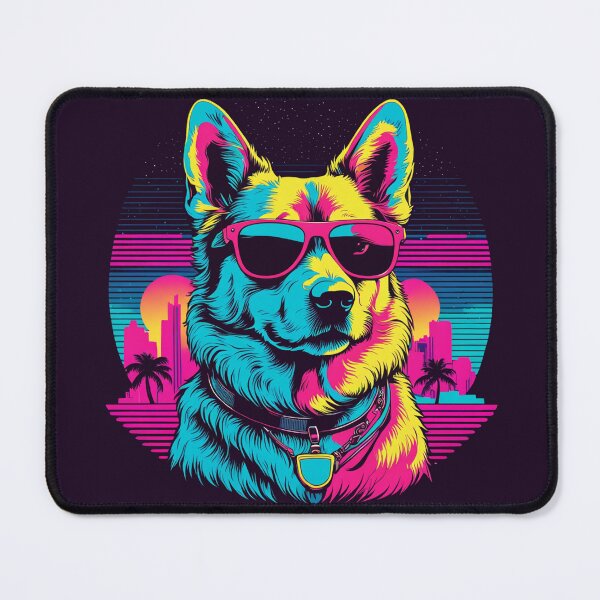 Item preview, When your little dog adopts glasses that are as unique as their pawprint on your heart. designed and sold by Pulsant  Paintings.