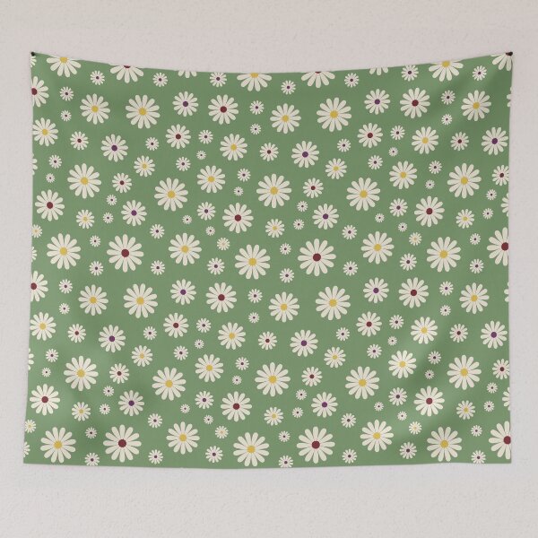 Item preview, Jade Green Gemstone Daisy Dreams Pattern designed and sold by ClaudiaFlores.