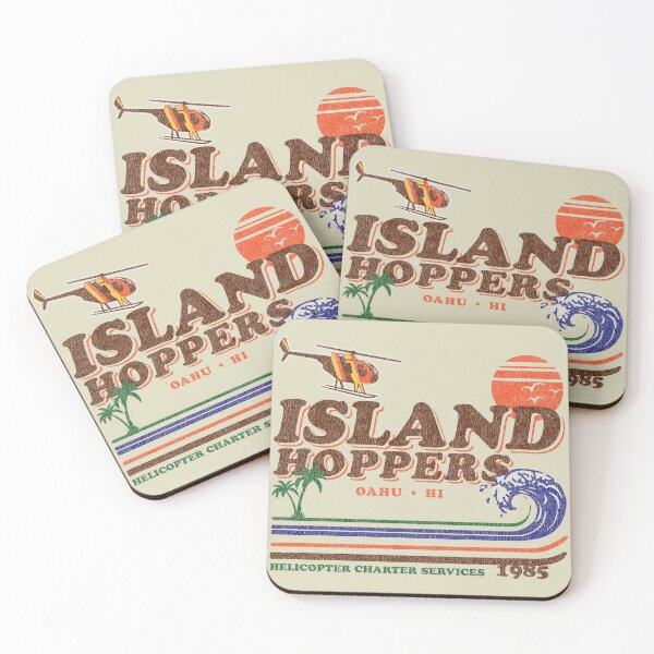 Item preview, Island Hoppers Retro Magnum PI Worn Lts designed and sold by Alema Art.