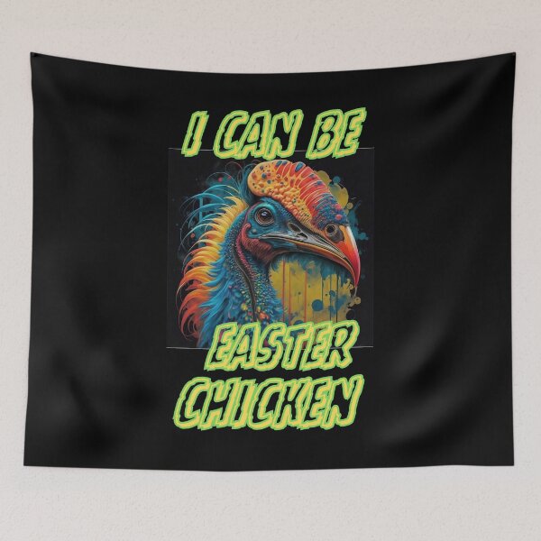 Item preview, Cassowary say i can be easter chicken happy cute gifts for australian easter designed and sold by thankful-loco.