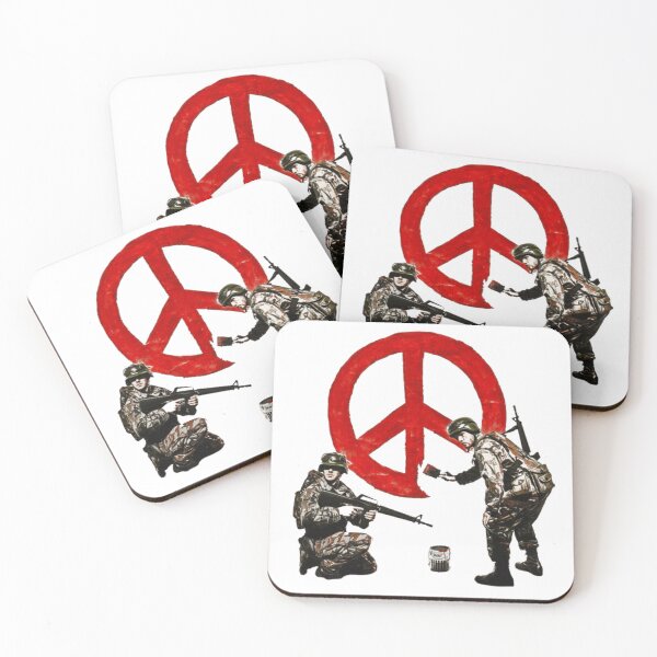 Item preview,  banksy peace soliders designed and sold by martin max.