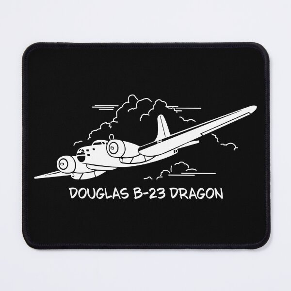 Item preview, Douglas B-23 Dragon American WW2 Bomber Plane Flying Silhouette designed and sold by MilitaryMart.