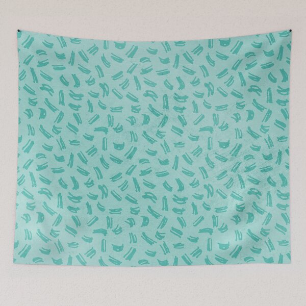 Item preview, Patrón de Pinceladas Aquamarina designed and sold by Diana377.