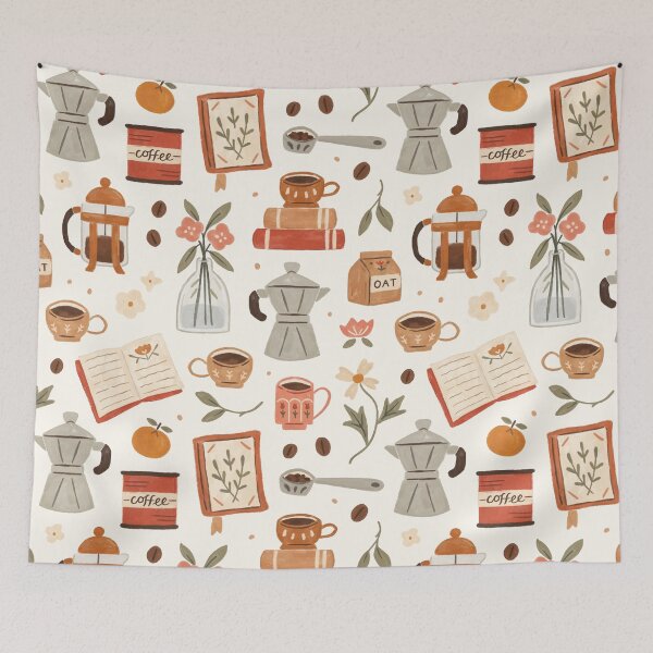 Item preview, Gouache Books and Coffee designed and sold by ohjessmarie.