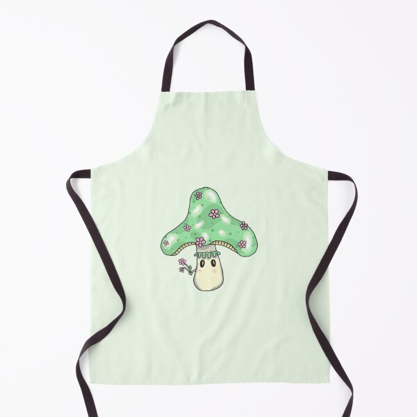 Item preview, Green flowery mushroom designed and sold by blackygoldcat.