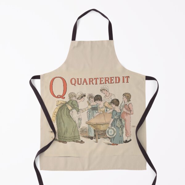 Item preview, A Apple Pie book illustration of Q quartered it designed and sold by stevepaint.