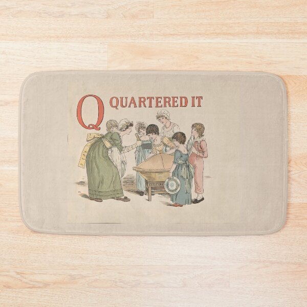 Item preview, A Apple Pie book illustration of  Q quartered it designed and sold by stevepaint.