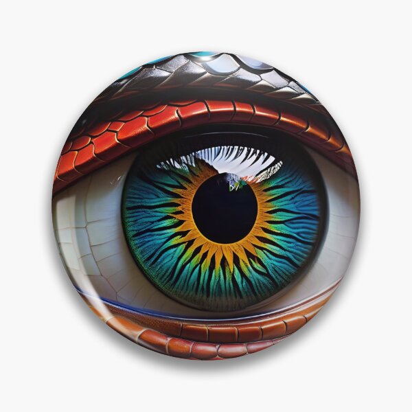 Item preview, Fantasy Eye With Dragon Scales Pattern designed and sold by TheArtOfPat.