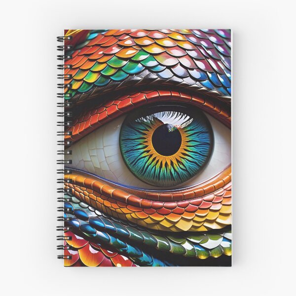Item preview, Fantasy Eye With Dragon Scales Pattern designed and sold by TheArtOfPat.