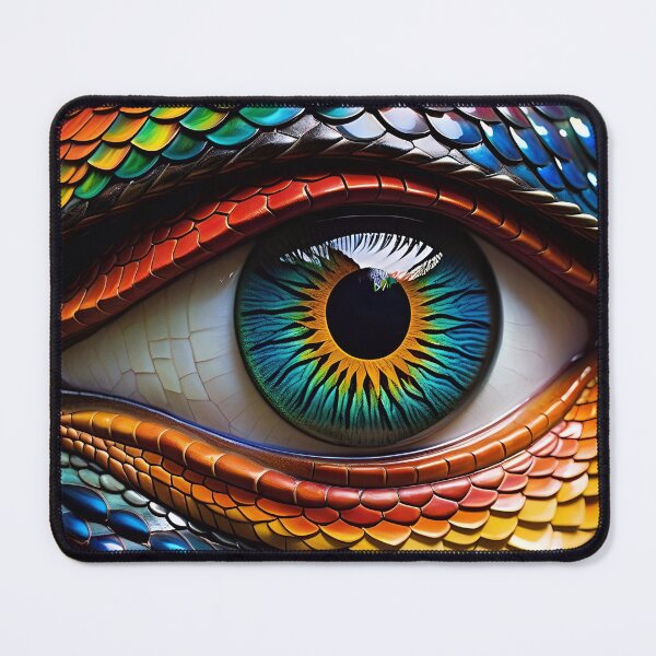 Item preview, Fantasy Eye With Dragon Scales Pattern designed and sold by TheArtOfPat.