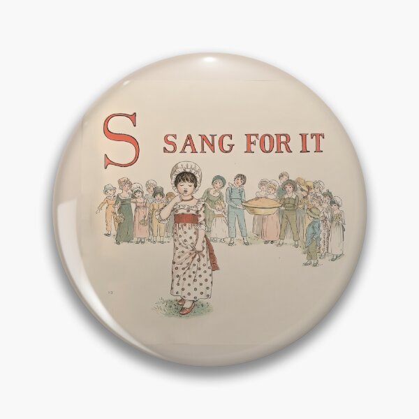Item preview, A  Apple Pie book illustration of S sang for it designed and sold by stevepaint.