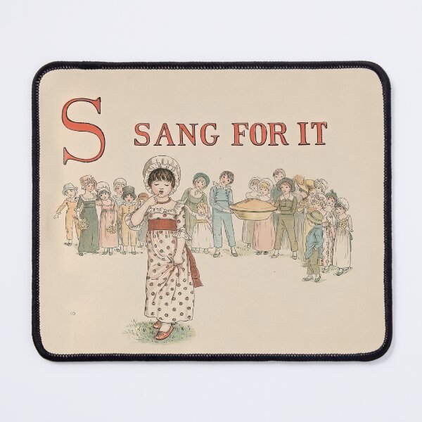 Item preview, A  Apple Pie book illustration of S sang for it designed and sold by stevepaint.