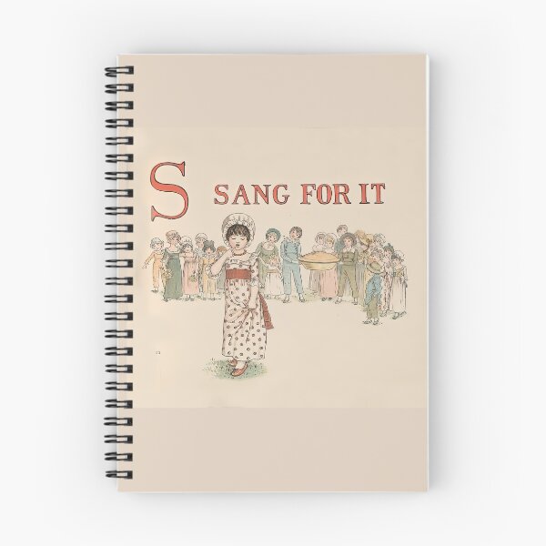 Item preview, A  Apple Pie book illustration of S sang for it designed and sold by stevepaint.
