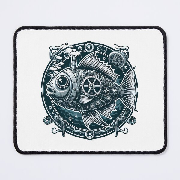 Item preview, Steampunk Fish designed and sold by MusesWhispers.