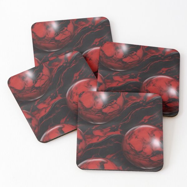 Item preview, GRANT marble red black blood designed and sold by ProzixART.