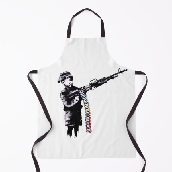 Item preview, kid with machinegun bansky designed and sold by martin max.