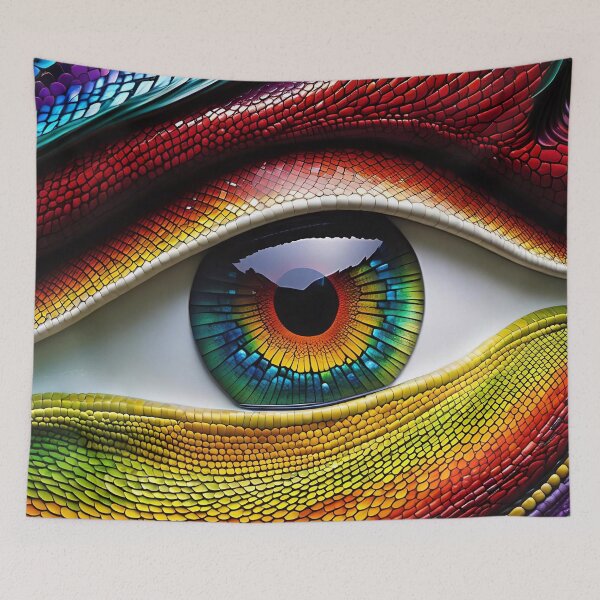 Item preview, Fantasy Eye With Dragon Scales Pattern designed and sold by TheArtOfPat.