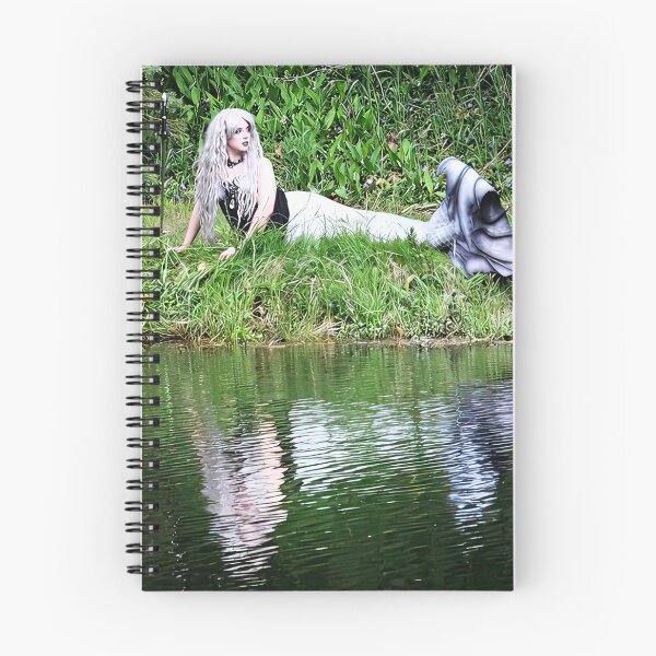 Item preview, Reflections of a Mermaid (mermaid at a still pond) designed and sold by TheMagicCrafter.