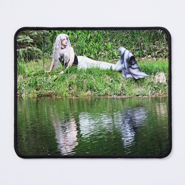 Item preview, Reflections of a Mermaid (mermaid at a still pond) designed and sold by TheMagicCrafter.